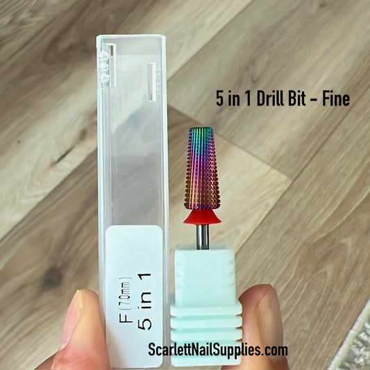 5 in 1 Drill Bit - Two Way Rotation - Fast remove Acrylic