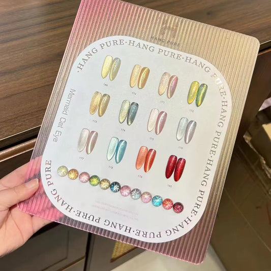 Hang Pure STAR Cat Eye Gel Set – 12 Premium Magnetic Colors