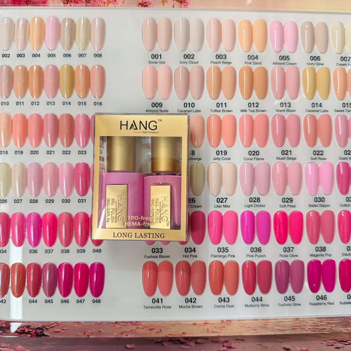 Set DUO 48 colors Springs/ Macaron / Fall Winter Gel & Regular HANG Collection