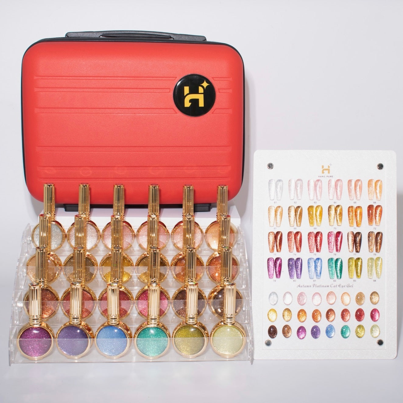 AUTUMN PLATINUM Cat Eye Gel – 18 Colors | HANG PURE USA