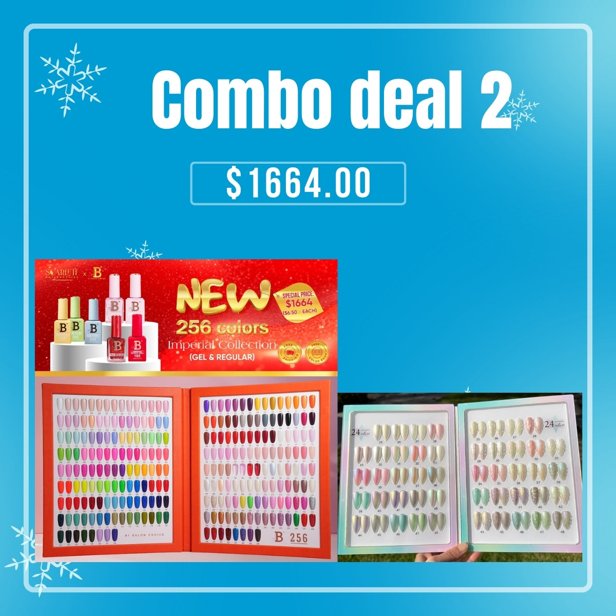 [GIFT-LIMITED] Billionaire Imperial – 256 Duo Colors (Gel & Regular) + 01 AURORA GEL SET