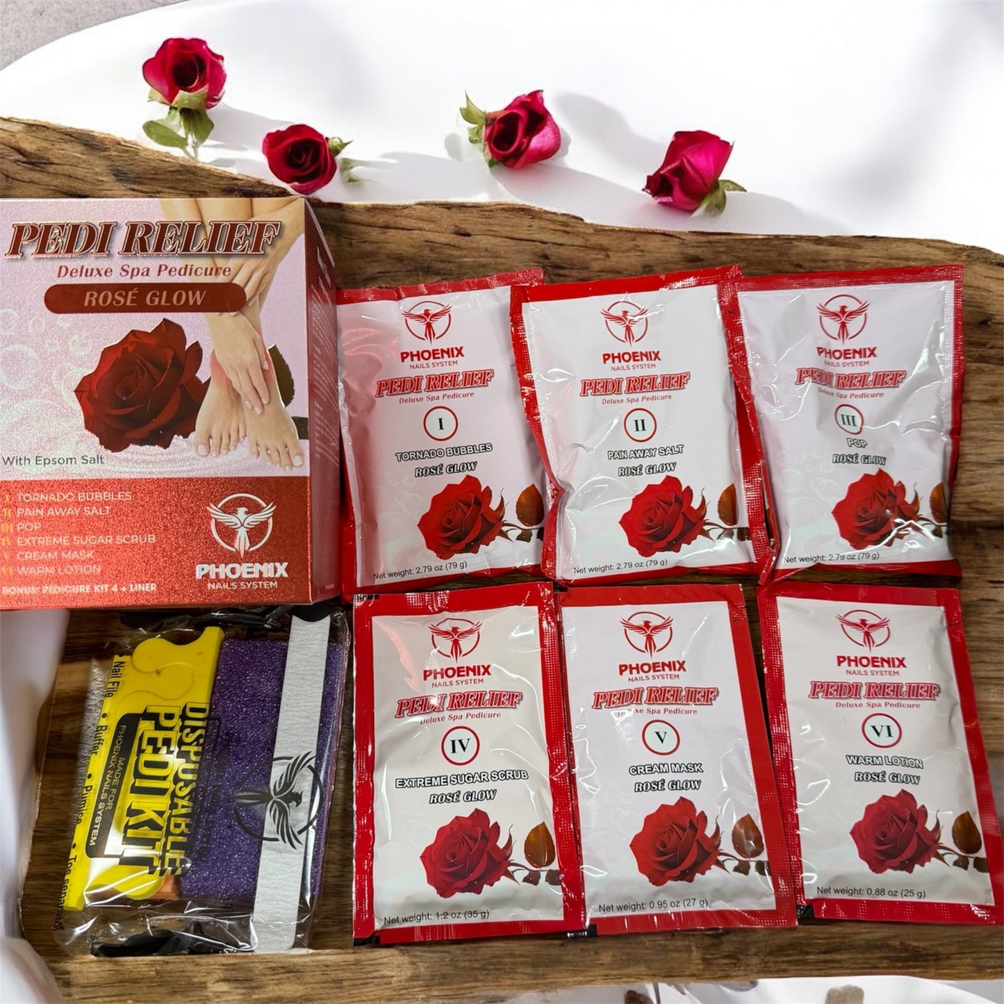 BLACKFRIDAY - Pain Away PEDI RELIEF Pedicure Super Deluxe 36 Packs/ Case