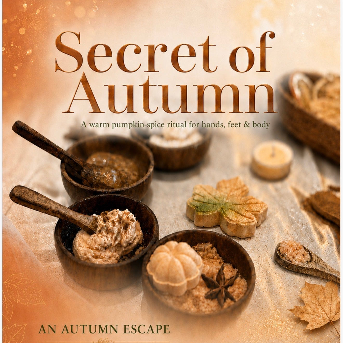SEASONAL: Secret of Autumn Pumkin Spice 5 Steps Luxury Pedicure