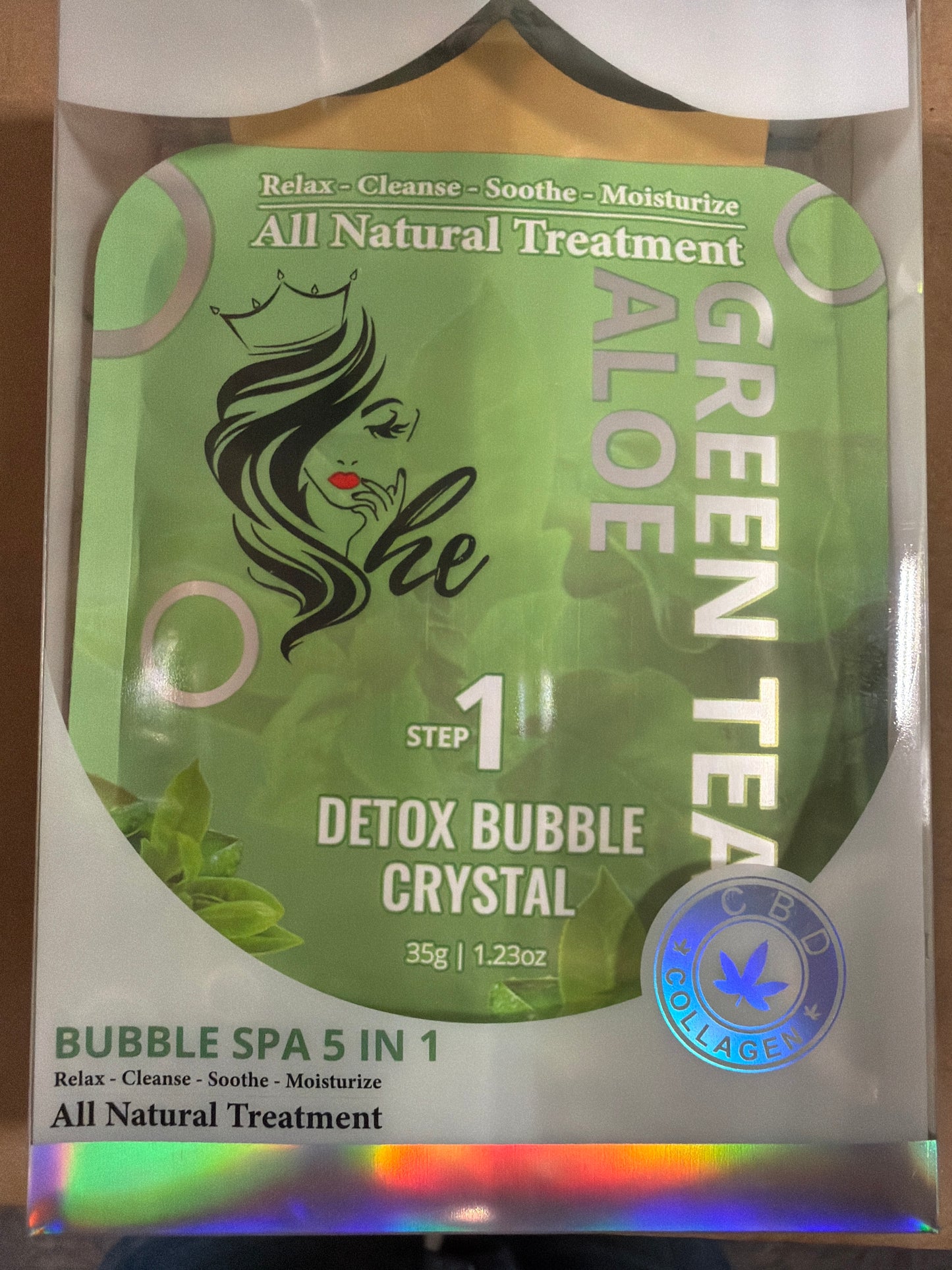 SHE Pedicure in a Box Deluxe - 5 steps LAVENDER | GREEN TEA | HONEY PEARL