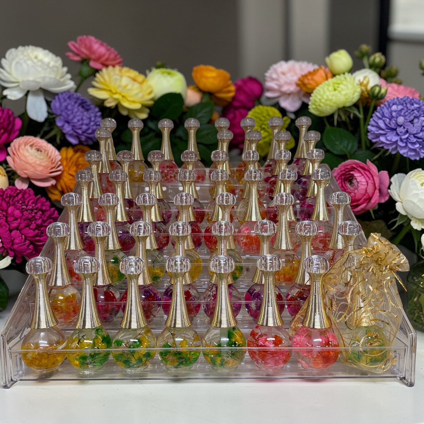 COMBO CUTICLE OIL GIFT set - 200 bottles FREE 200 bags + Rack or 10pcs Gold Oil