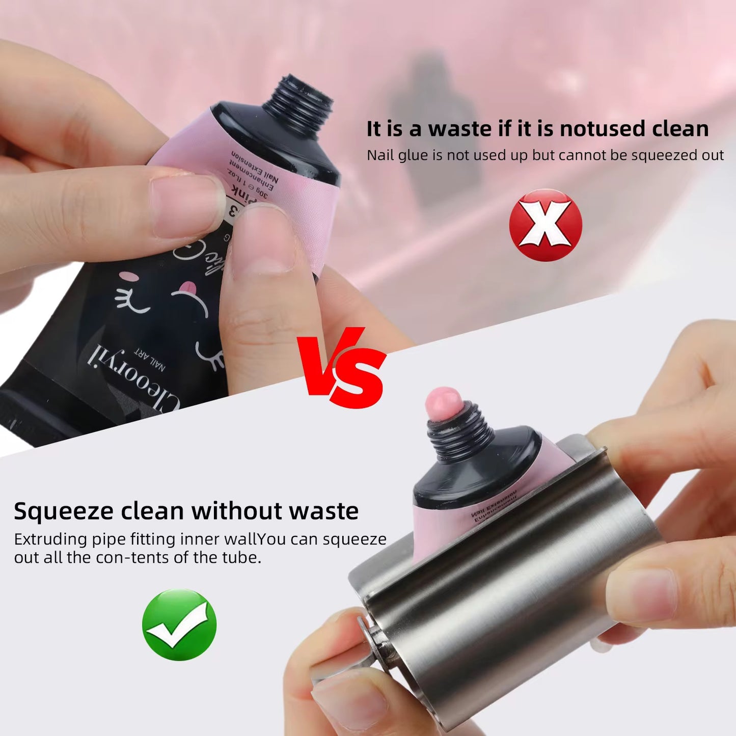 Poly gel Extractor tool - Squeeze Acrylic gel