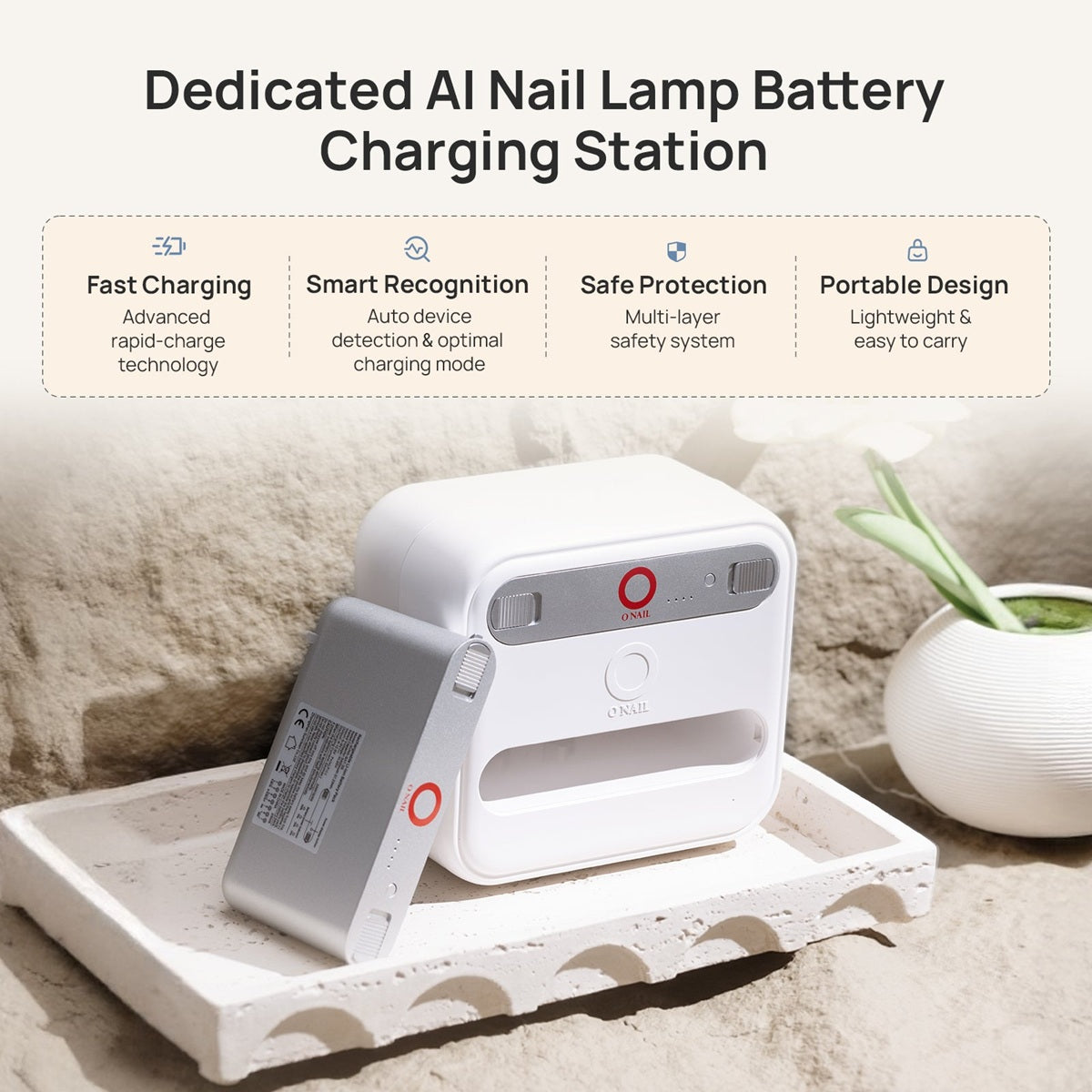 [UPGRADED VERSION] AI Nail Lamp - Smart, Fast & Skin‑Friendly - O Nail USA