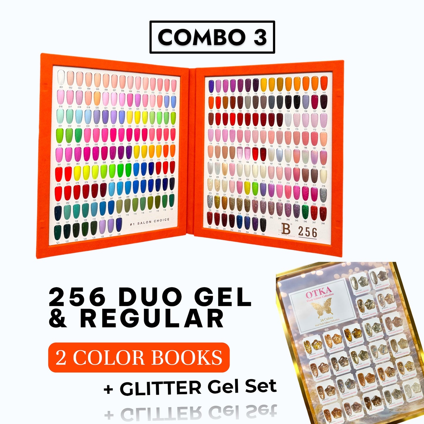 [GIFT-LIMITED] Billionaire Imperial – 256 Duo Colors (Gel & Regular) + 01 FREE GEL SET