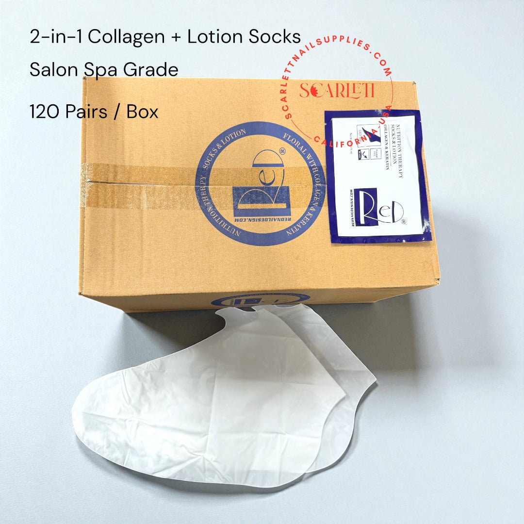 Box 120 pairs collagen socks