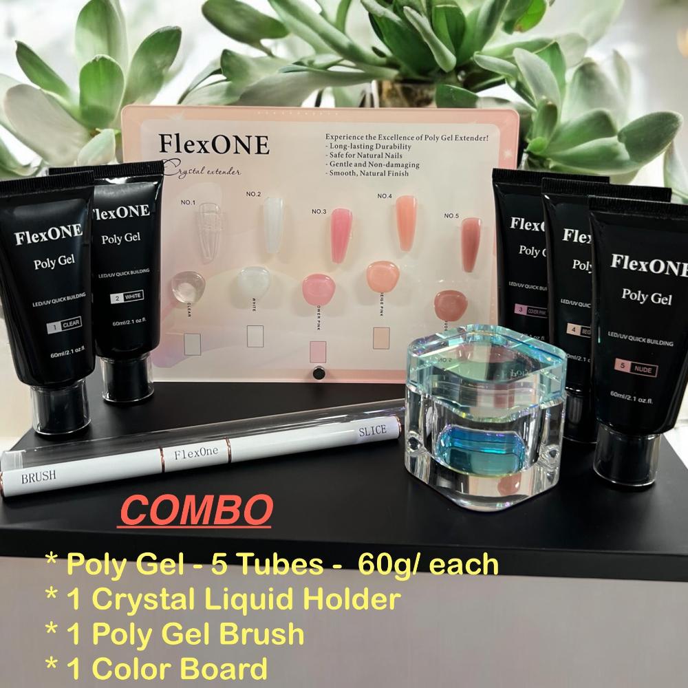 Combo Hybrid Poly Gel extender with Alcohol