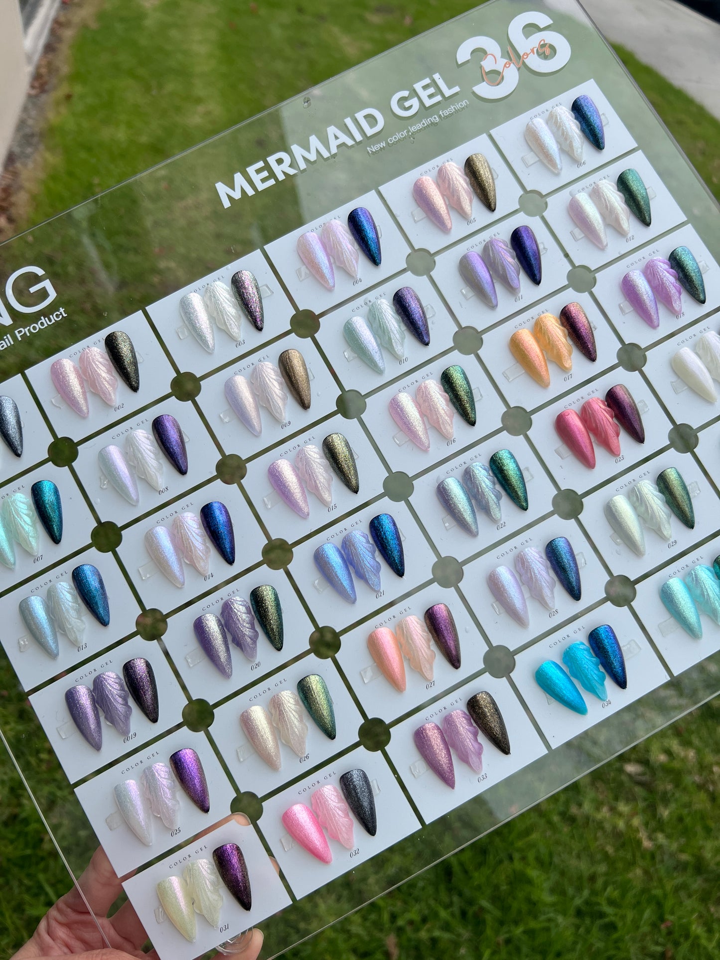 Set 36 Mermaid UV Gel Collection - HANG BRAND