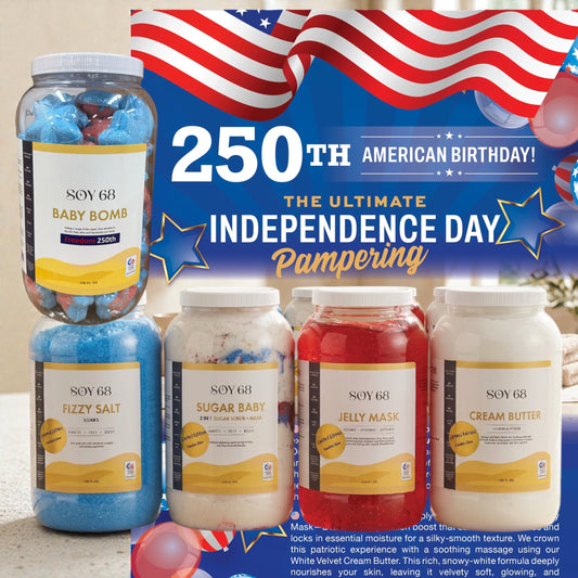 [Pre-Order] Set Pedicure Deluxe 5 Steps theme July 4th