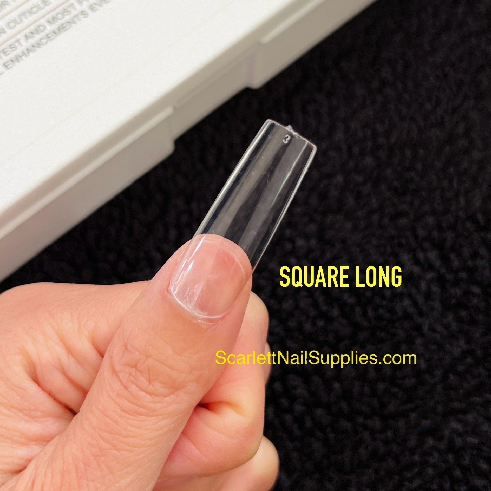 NEW Gel X Tips - SQUARE Shape - Premium Version HANG Flex Gel EX