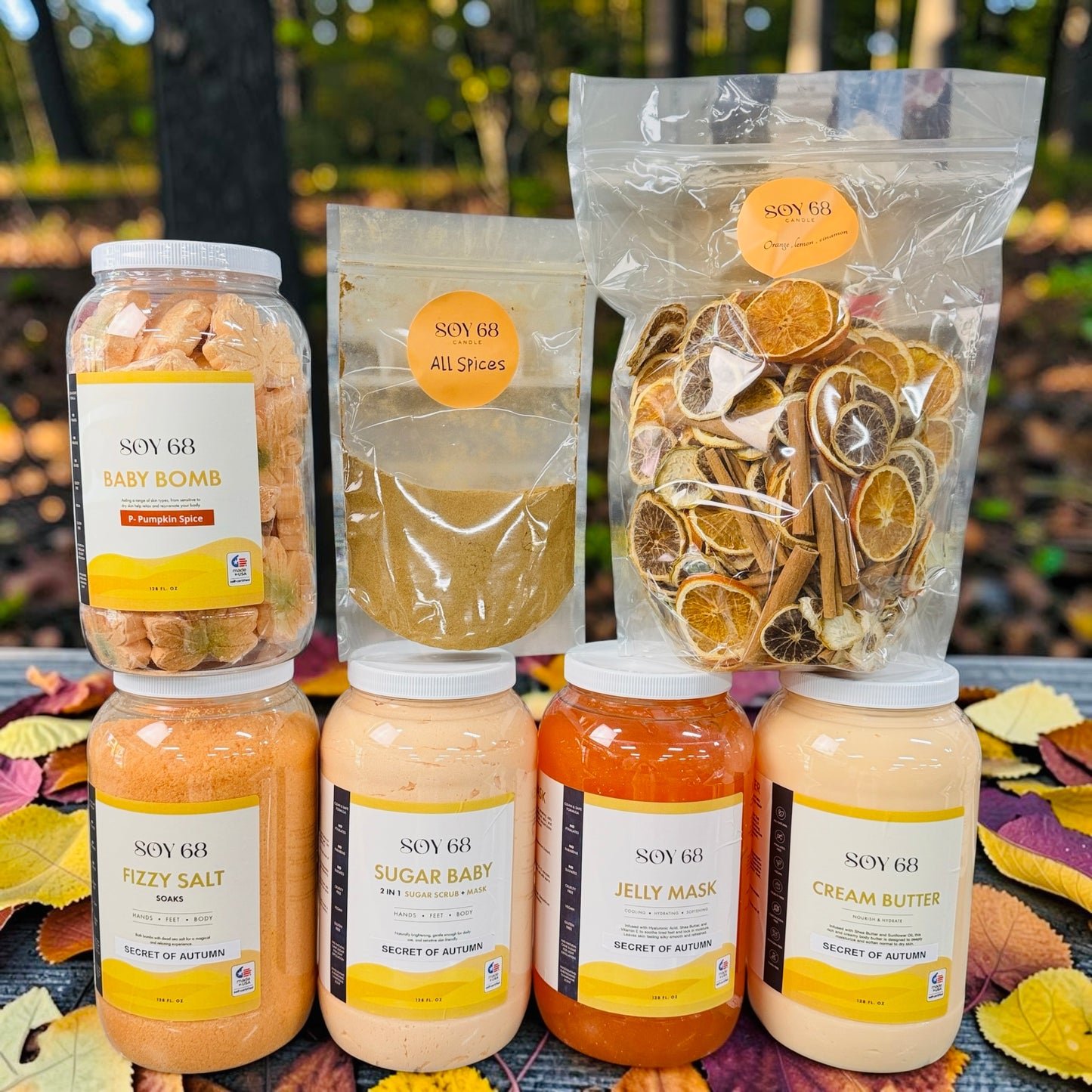 SEASONAL: Secret of Autumn Pumkin Spice 5 Steps Luxury Pedicure