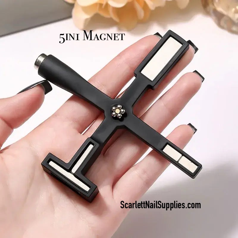 5 in 1 Nail Cateyes Magnet Multi -function Nail Tool