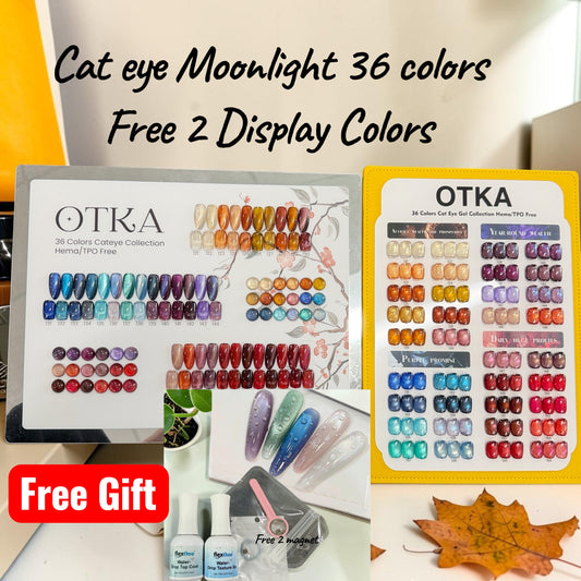 Set OTKA4 - 36 Colors Mix Cat Eye -(No.121 - No.156)
