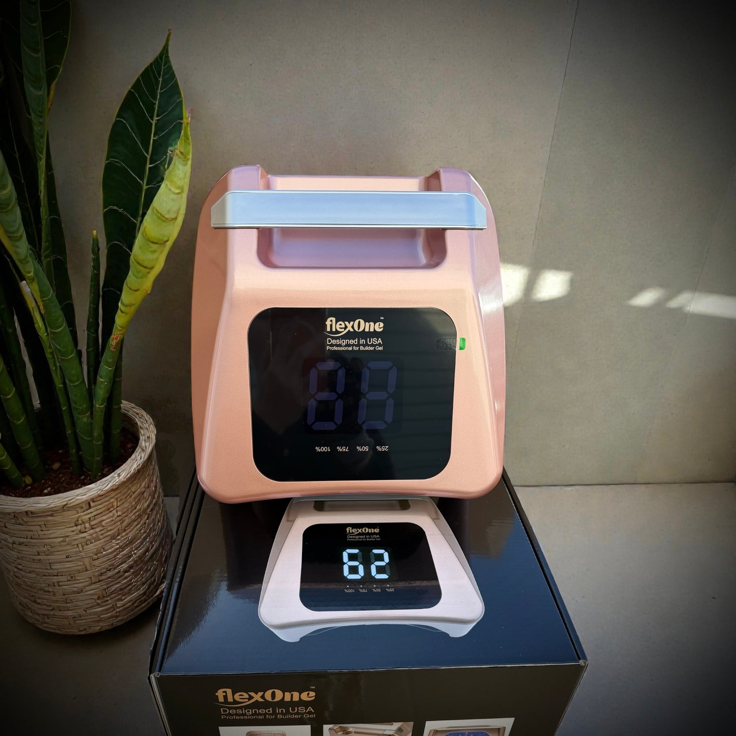 UPGRADE FlexONE UV Led Nail Lamp for Gel Builder Poly Hybrid Gel