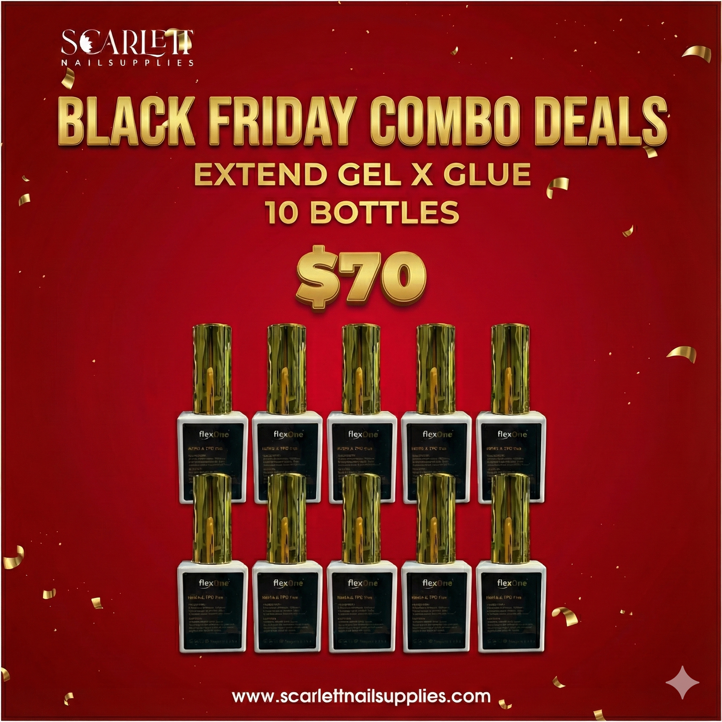 FlexOne COMBO GLUE EXTEND 10 BOTTLES