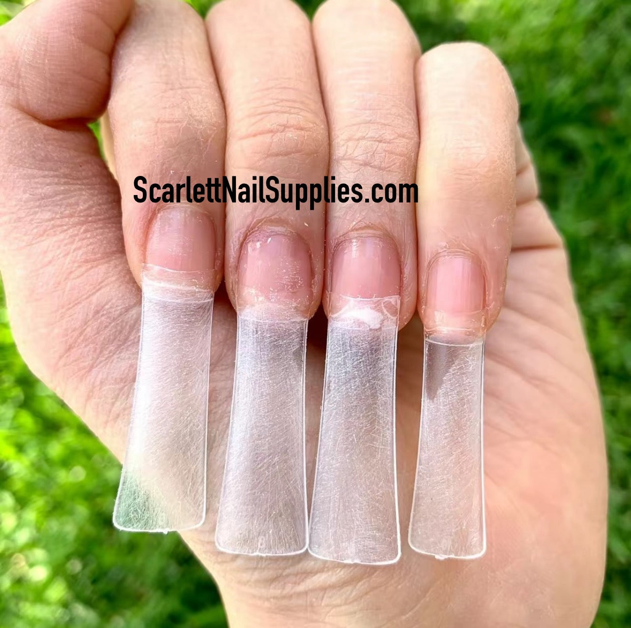 Duck Feet Half cover non C-curve nail tips