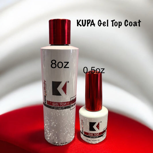 Kupa GelFinity Top Coat 0.5oz & 8oz Refill