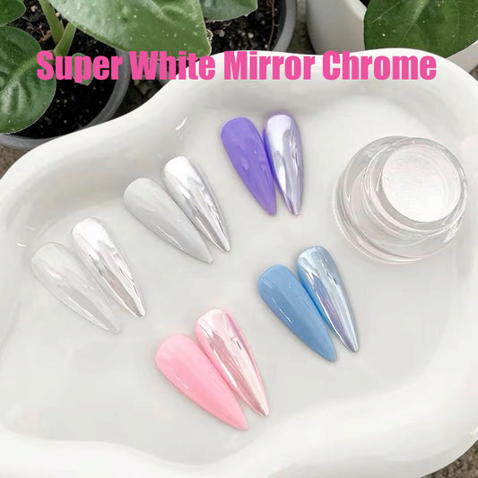 Super White Mirror Chrome - Scarlett