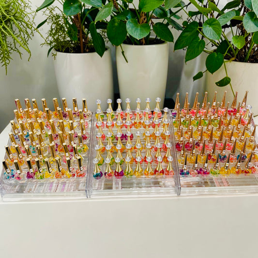 COMBO CUTICLE OIL GIFT set - 200 bottles FREE 200 bags + Rack or 10pcs Gold Oil