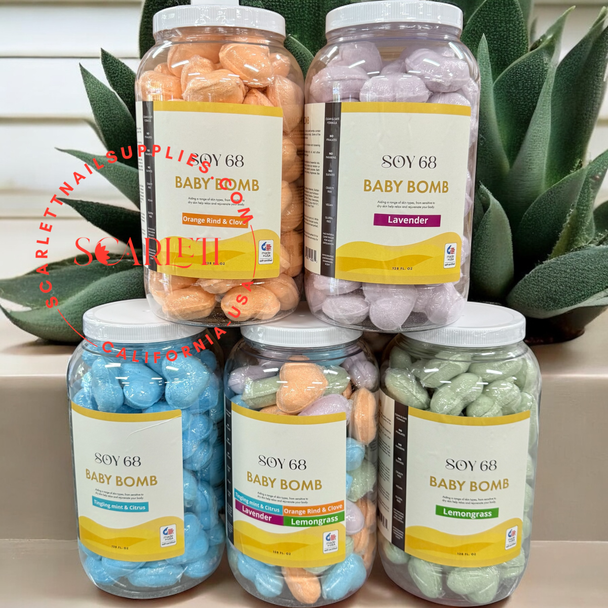 Heart Shape Bath Bomb for Pedicure