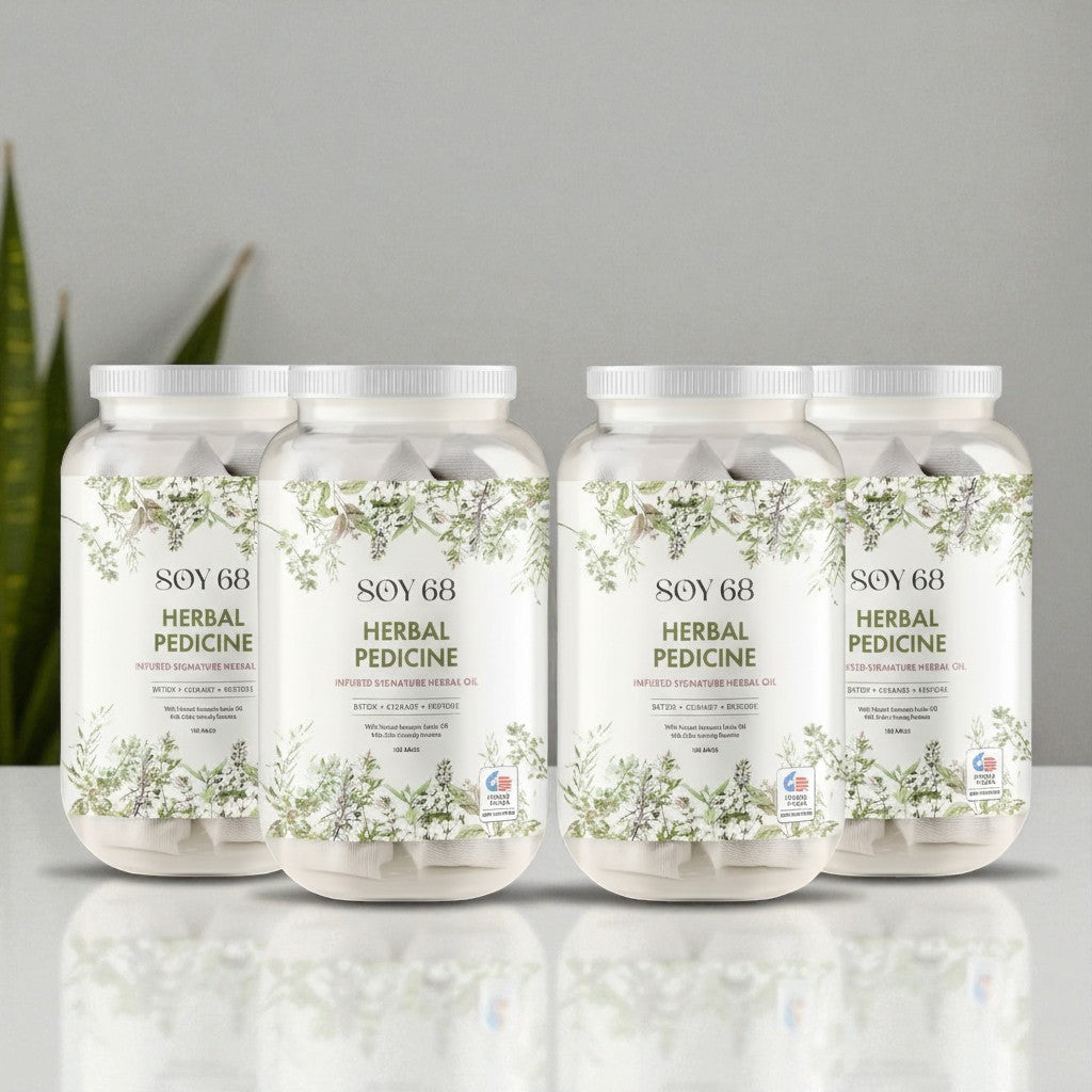 [BLACK FRIDAY] HERBAL Foot Soak – COMBO 4 JARS - 400 Pack TOTAL