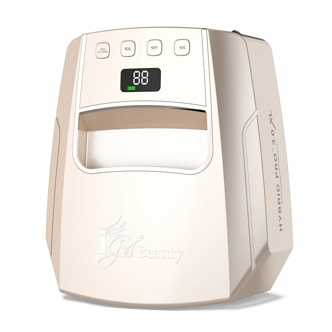 Hybrid Pro 3.0 XL nail lamp – dual light UV LED for fast gel curing - Gold