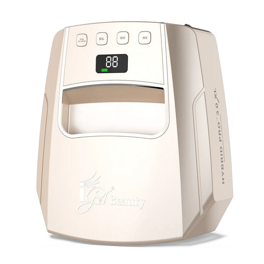 Hybrid Pro 3.0 XL nail lamp – dual light UV LED for fast gel curing - Gold