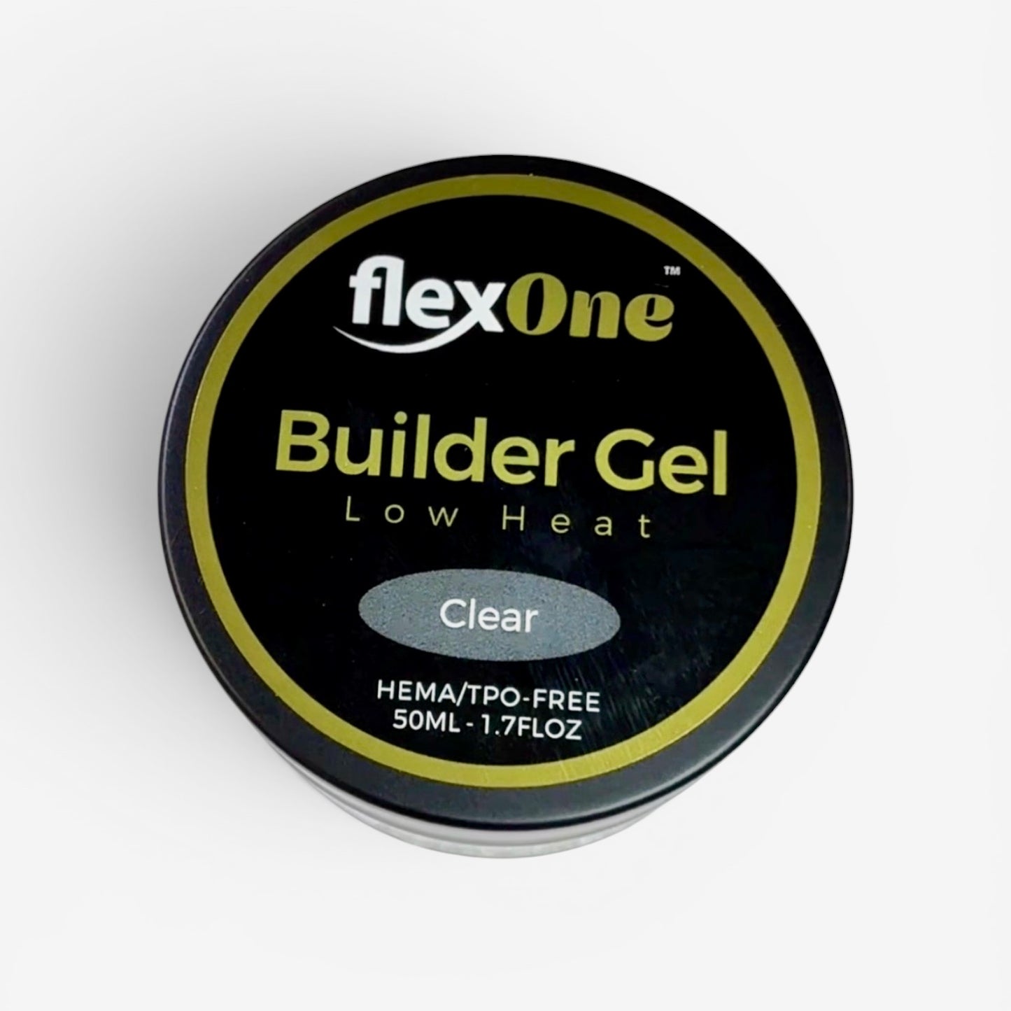 Set 12 Colors Super Low Heat Builder Gel - 50 gram Jar - Free 1 Jar Clear & Builder Brush