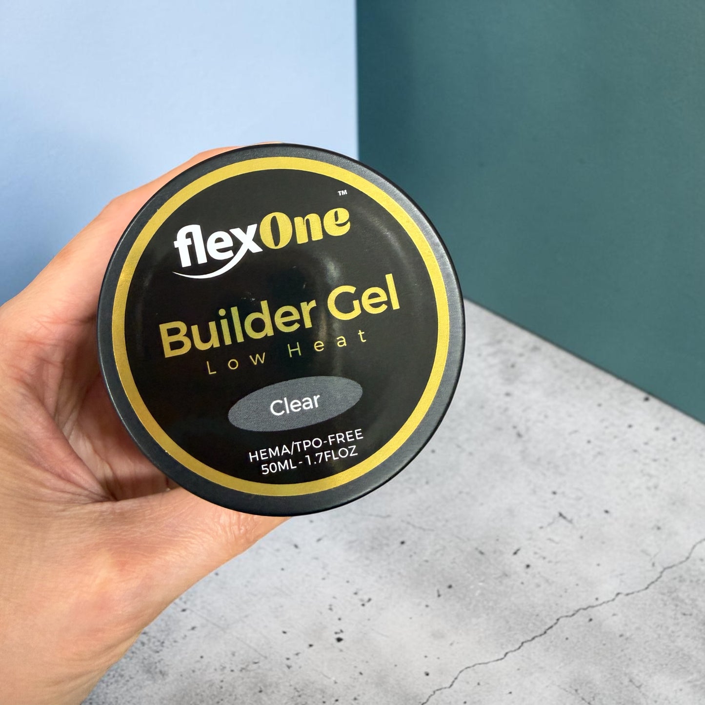 Flexone Super Low Heat Clear Builder gel - 50gr