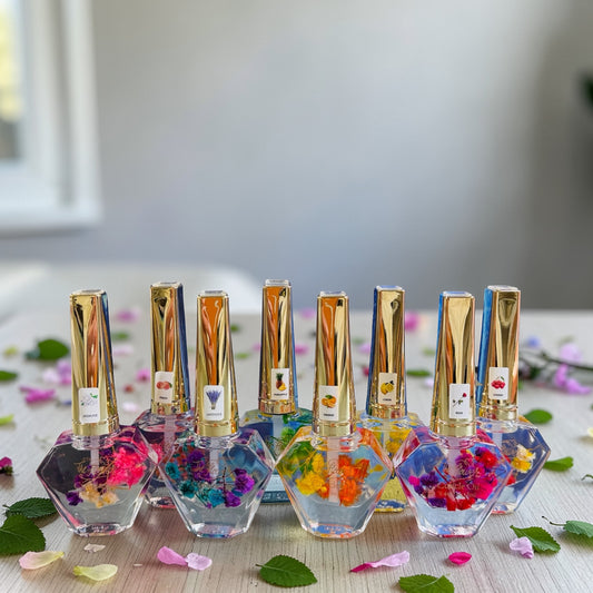 COMBO CUTICLE OIL GIFT set - 200 bottles FREE 200 bags + Rack or 10pcs Gold Oil