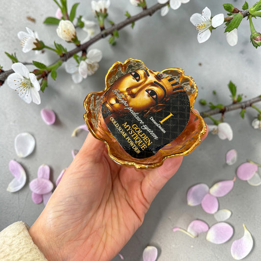 1 Pcs Empty Crystal Bowl Manicure Pedicure Cup