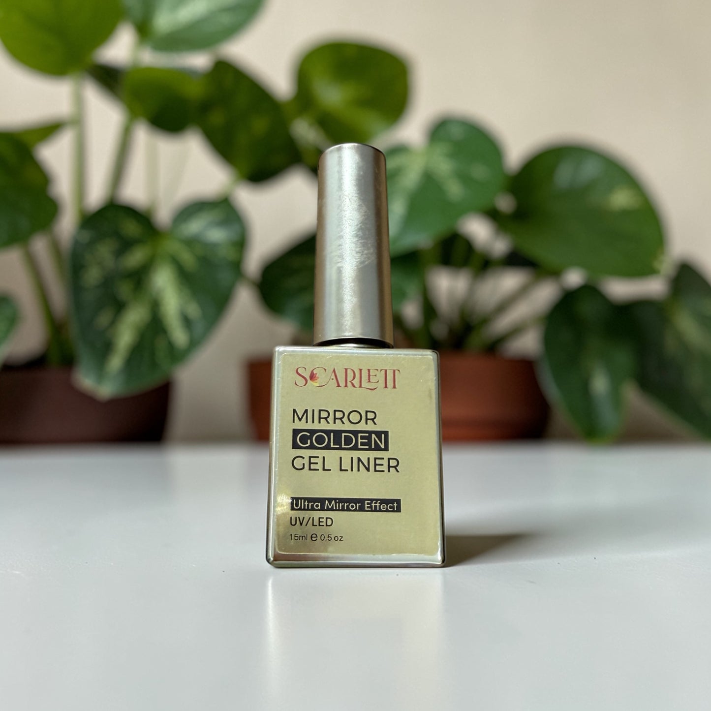 Metallic Gold / Silver Painting Gel - Metal Mirror Gold and Silver Painting Gel 15ml