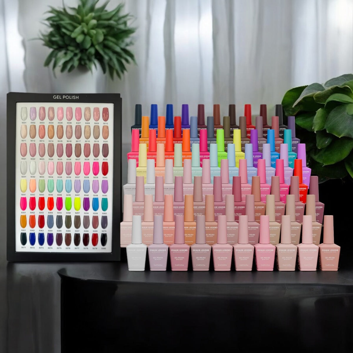 Chaun CHAUN LEGEND FULL GEL COLLECTION - 80 COLORS + FREE 01 Sample BOOK ...