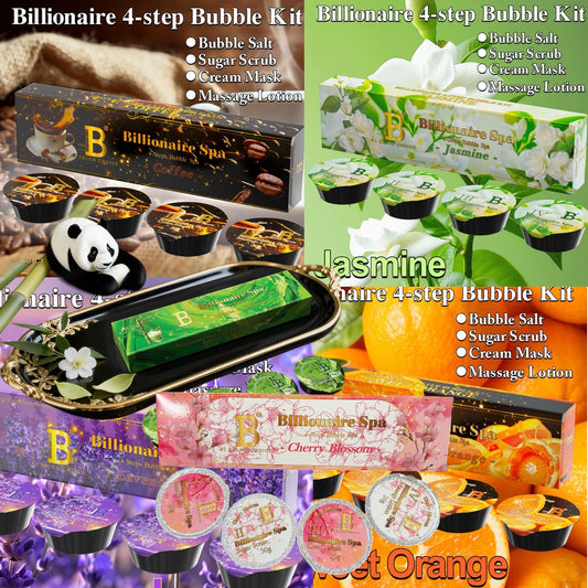 Billionaire Pedicure Deluxe 4 Steps Cherry Blossom - 50 boxes/ case
