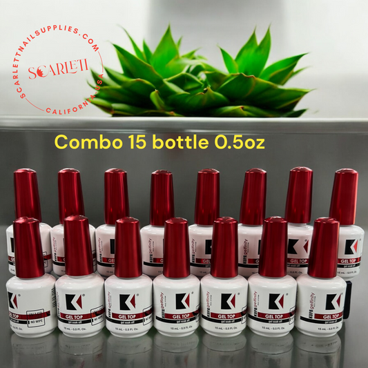 Combo 15 Bottles KUPA Gel Top Coat