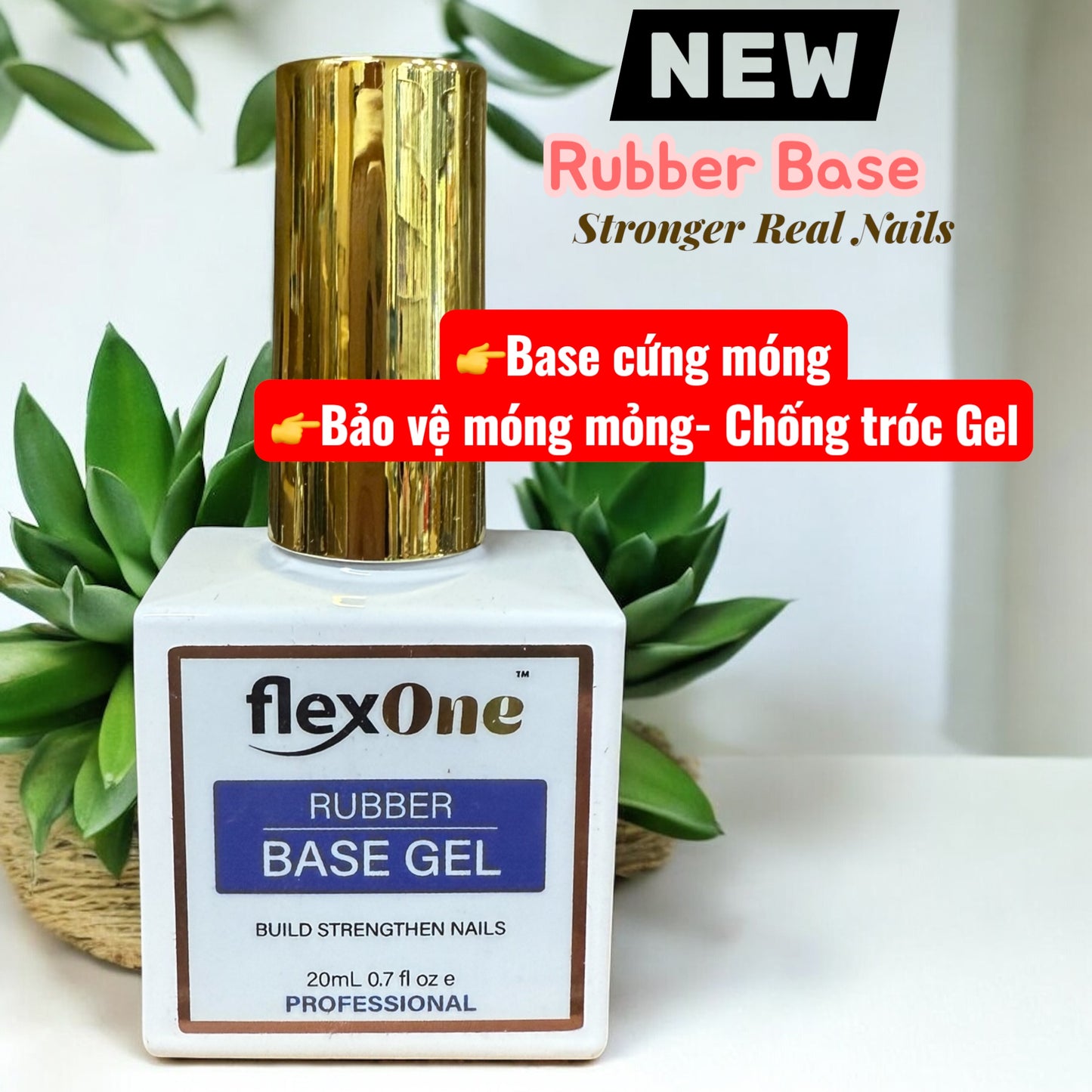 New Rubber Base Gel - 20ml
