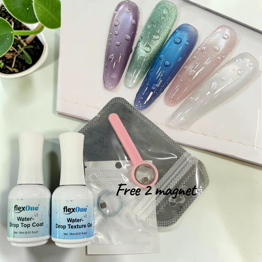 Water Drop Top Coat Design + free 2 magnets