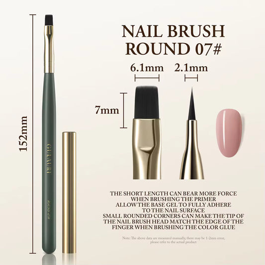 Builder Gel Brush - Kolinsky ROUND #7