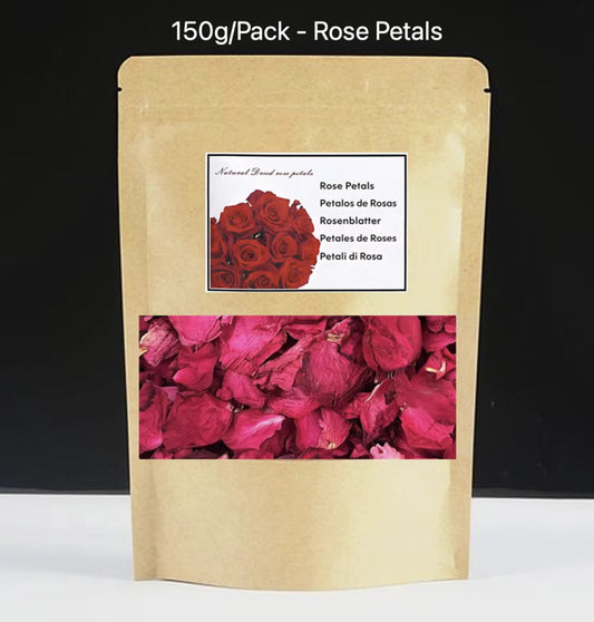 Big Dried Rose Petals - 150 gram