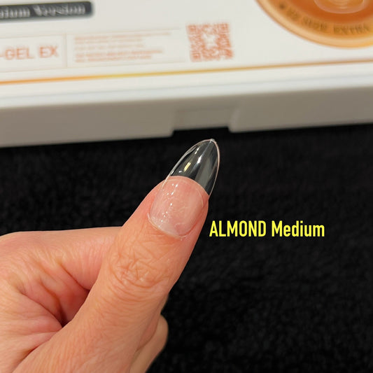 ALMOND Medium- Gel-X Nail Tips 800pcs HANG Brand