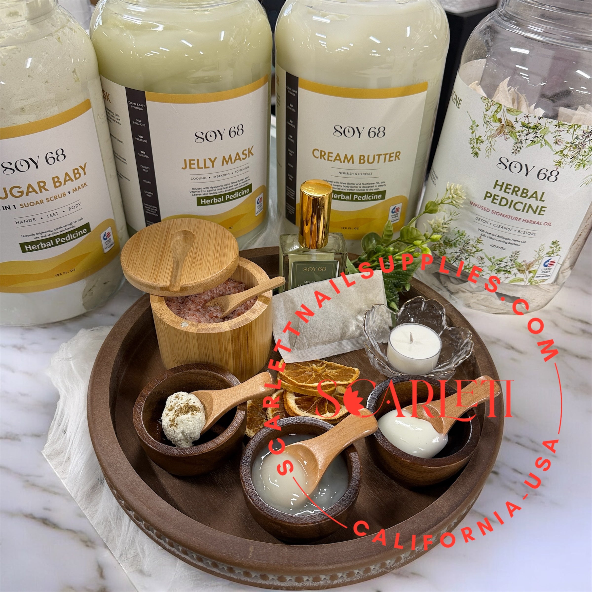 SPECIAL CARE Herb JELL 180g 3本セット Herbal Pedicure set - Natural Herbal Ingredients – Scarlett Nail
