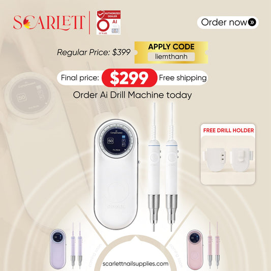 [LIMITED PROMOTION PRICE] ONAIL AI Drill Machine – 50,000 RPM, Quiet, AI-Stabilized Professional