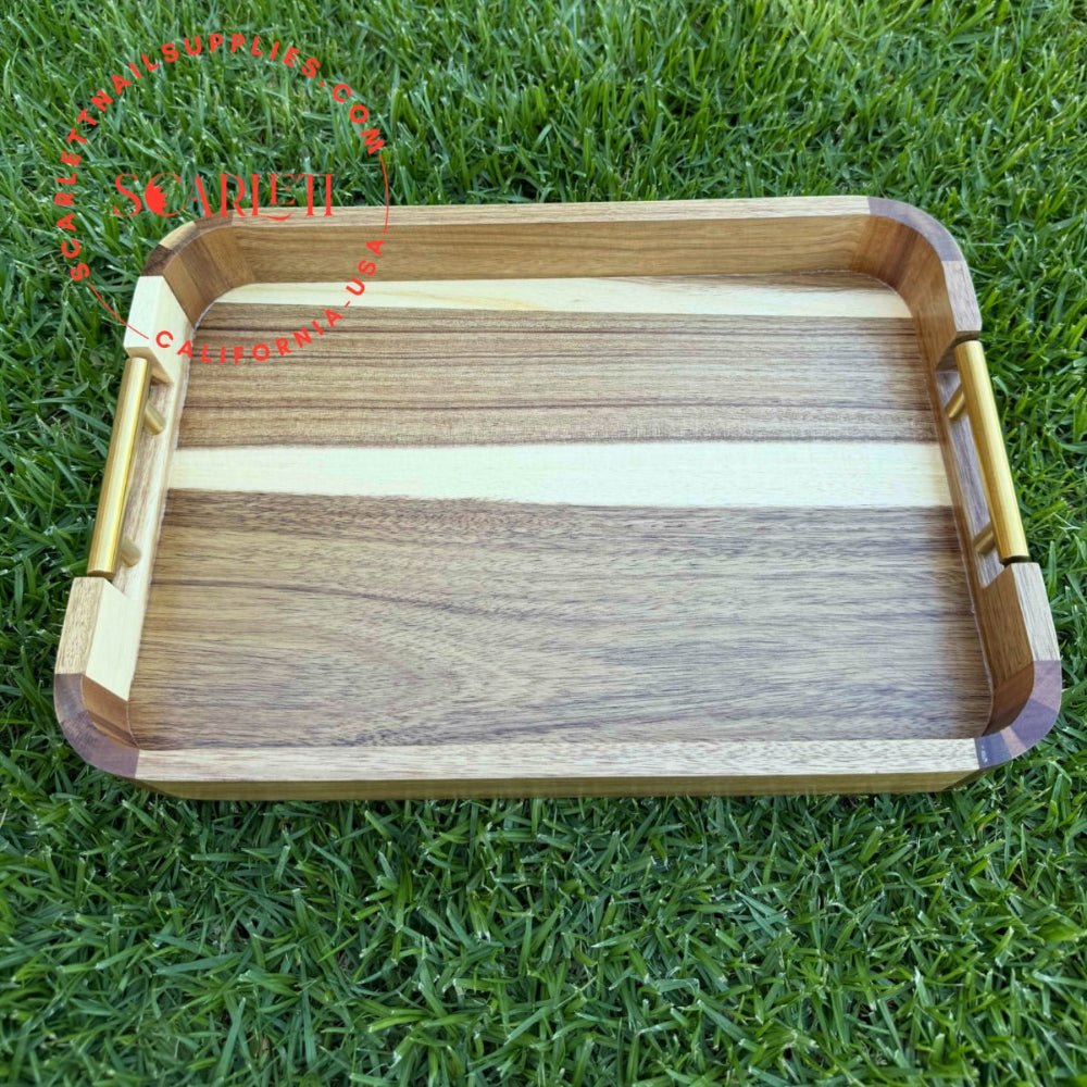 Luxury wooden pedicure tray – Khay pedicure gỗ cao cấp chống nước