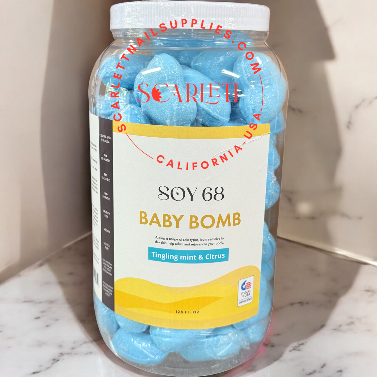 Mint scent Bath Bomb for Pedicure