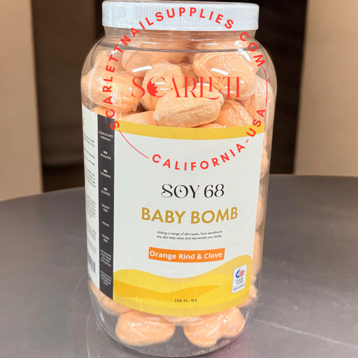 Orange Scent Bath Bomb