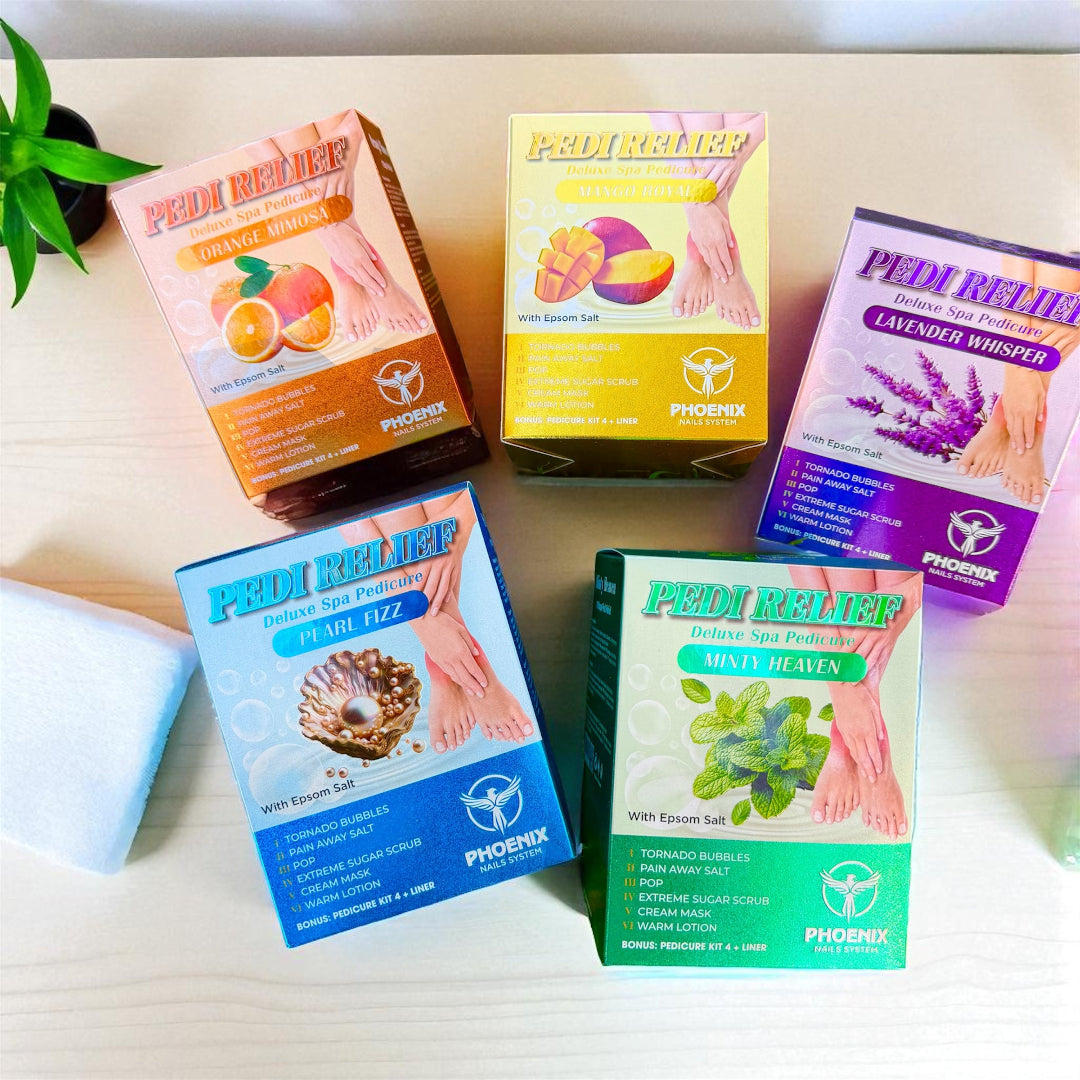 Pain Away PEDI RELIEF Pedicure Super Deluxe 11 STEPS