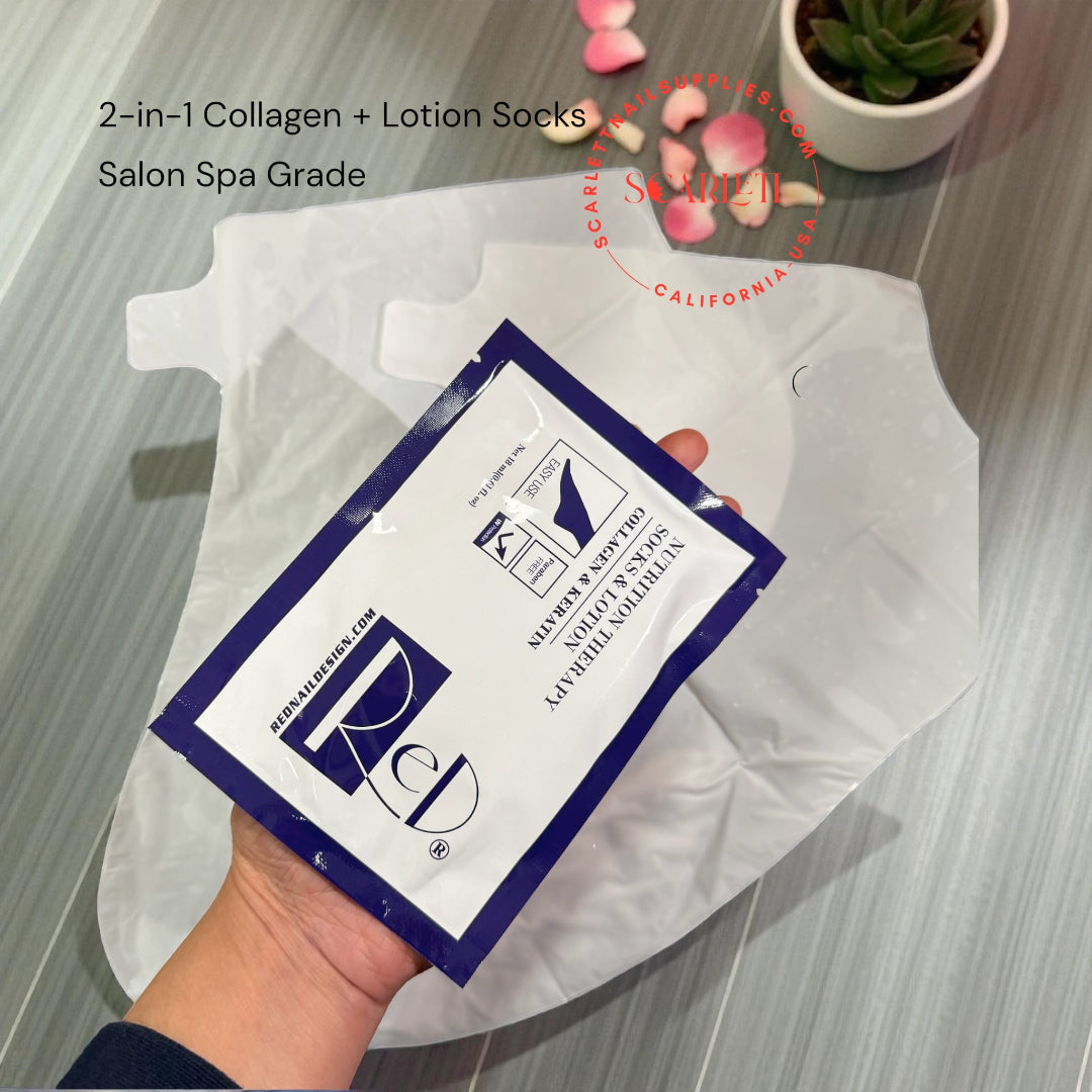 Salon Grade Collagen and Lotion Socks